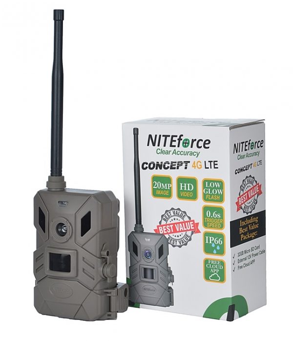 NITEforce Concept 4G LTE 20MP trail camera