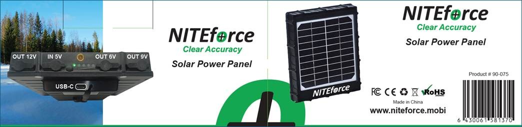 10000mAh NITEforce Solar Power panel