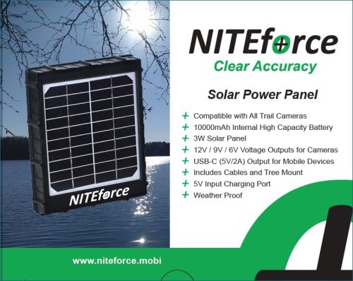 NITEforce Solar Power Panel 10000mAh