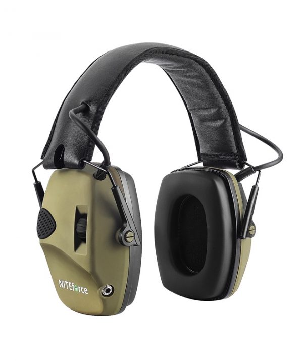 NITEforce SubSonic Electronic Earmuffs NATO Green