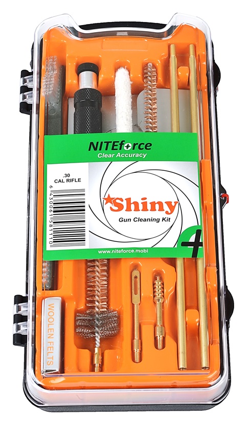 NITEforce Shiny .30cal gun cleaning kit