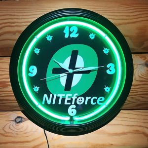 NITEforce ManCave Neon Clock