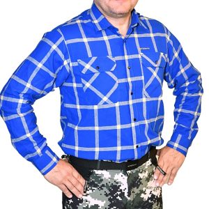 NITEforce Flannel Shirt Marine