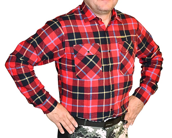 NITEforce Flannel Shirt Reddish